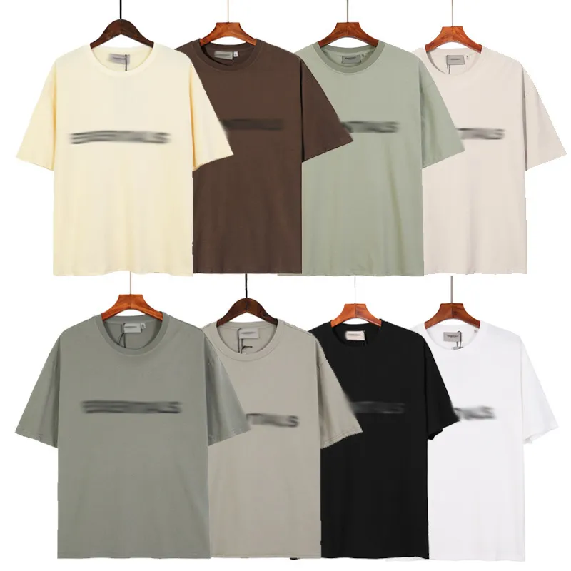 essentials Camiseta para hombres estampado clásico de hip hop pareja suelta manga corta para mujeres camiseta high street para hombres