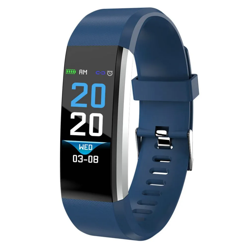 ID115 PLUS écran couleur Bracelet intelligent sport podomètre montre Fitness course marche Tracker podomètre cadeau Bracelet