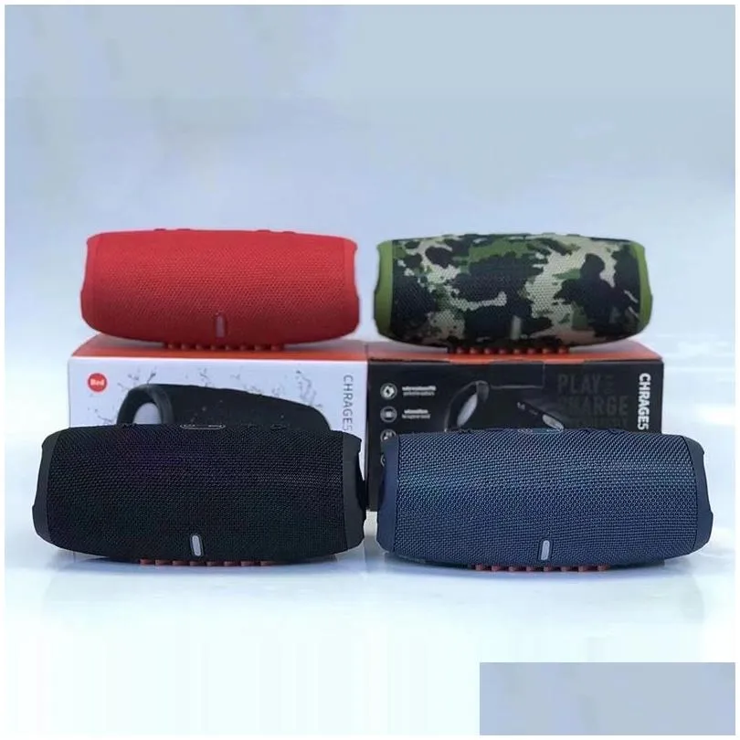 Altoparlanti portatili S Charge 5 Bluetooth Speaker Charge5 Mini Supporto subwoofer Wireless Wireless Waterproof Support TF TF Card Colors Pk D Dhhry