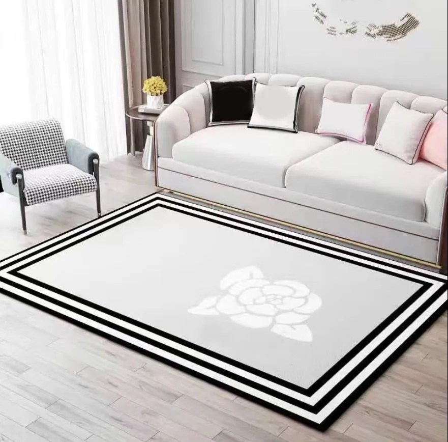 Fashionable rug room decor Bedroom rugs Carpet Dirty Resistant Living Room Classic C Floor Mat Washable Entry Door Foot Mat