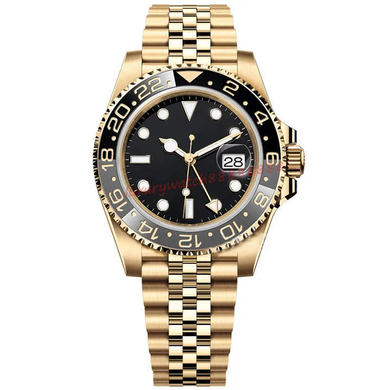 Batman GMT Watch For Men Automatic Mechanical 2813 Movement