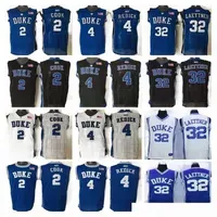 ncaa Cheap Mens Blue Devils Christian Laettner Jersey #32 Blue 4 J.J. JJ Redick White 2 Quinn Cook College Basketball Jerseys T4Lv#