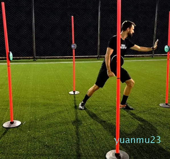 Reaction Training Light System Soccer Agility Training Set Improve Reaction Speed for Coaches, Athletes, Fitness Trainer