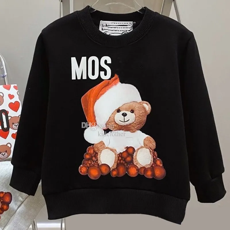 Świąteczne ubrania dla dzieci designer sweter dzieci bluzy dziecięce bluzy chłopców dziewczęta bluza maluchowe streetwear swobodny ubrania Hiphop luźne niedźwiedzie