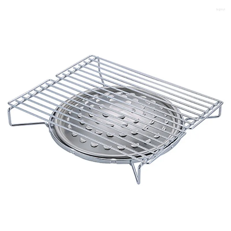 Tools Portable Outdoor Camping Mini Grill BBQ Rack Family Party Home Garden Household Stainless Steel Kitchen Barbecue Gas Stove Shelf