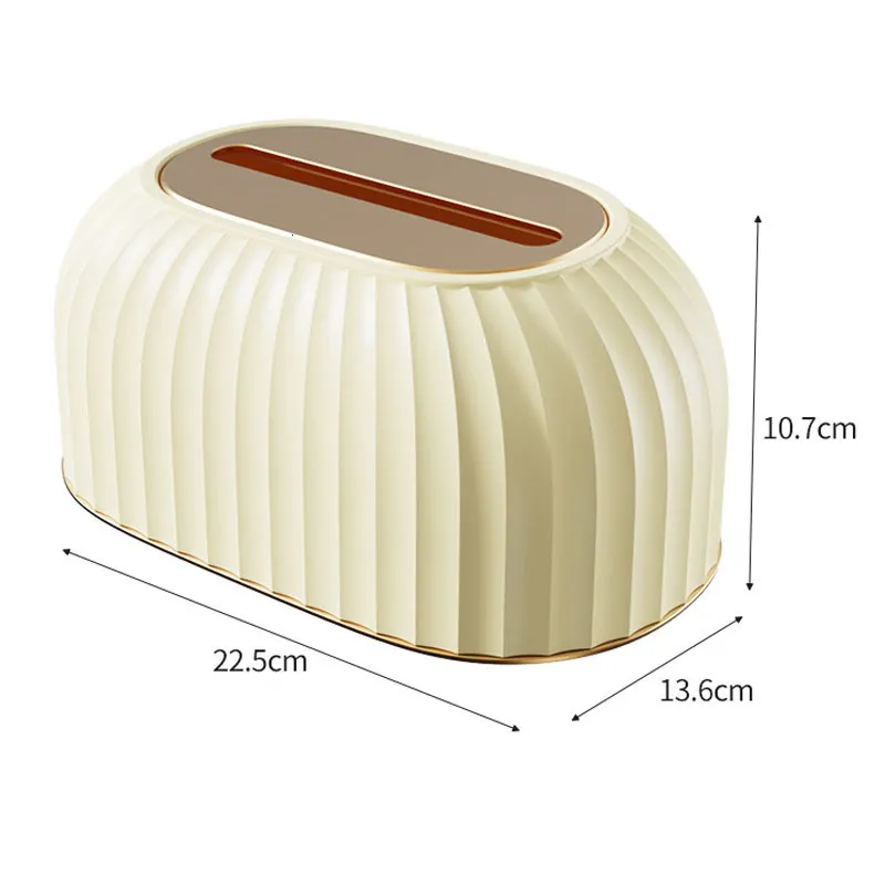 Scatola per Fazzoletti in Legno Vintage, Scatola Decorativa per Tovaglioli Retrò, Copertura per Scatola per Fazzoletti, Supporto per Scatola per Fazzoletti, Custodia per(22 * 12 * 10-Rettangolo