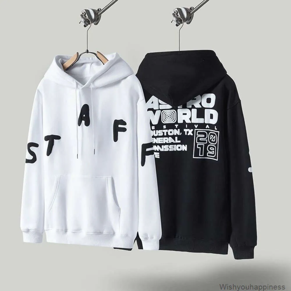 Sweatshirts Mense Womens Designer Hoodies Fashion Streetwear Travi Scotts Cactus Jack Fesrival Staff Tee Tour Velvet Hoodie