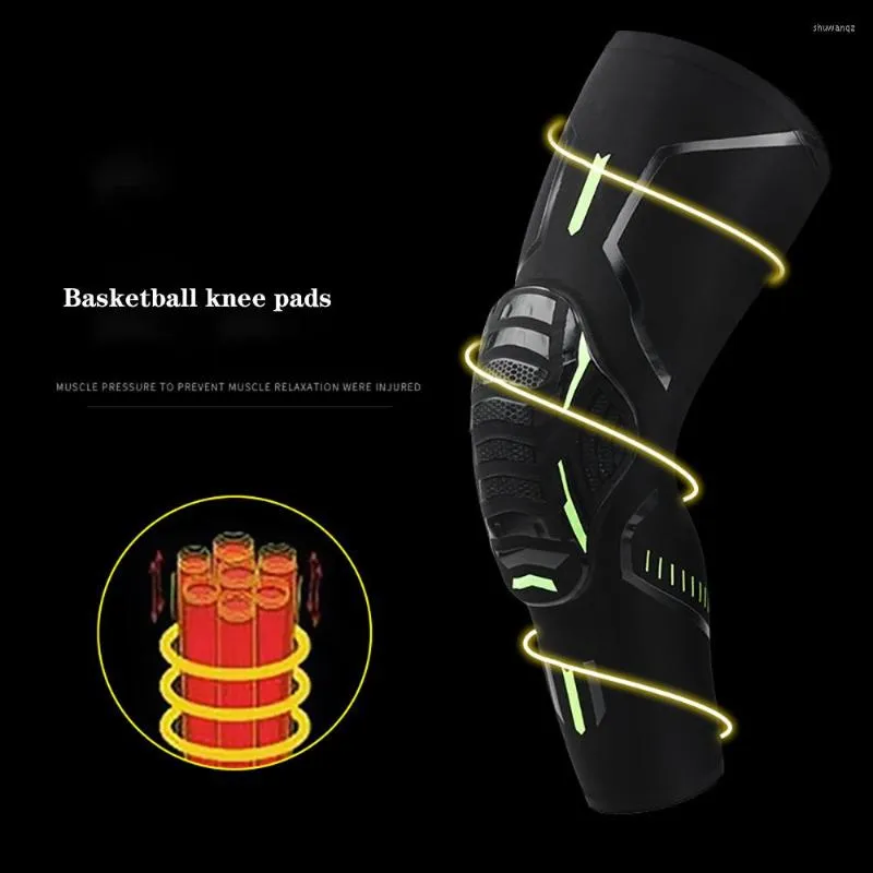 Knee Pads Sports Adult Fitness Bicycle Cycling Protection Basketball Gym Leg Covers EVA Polyester Lycra Anti-collision Protector