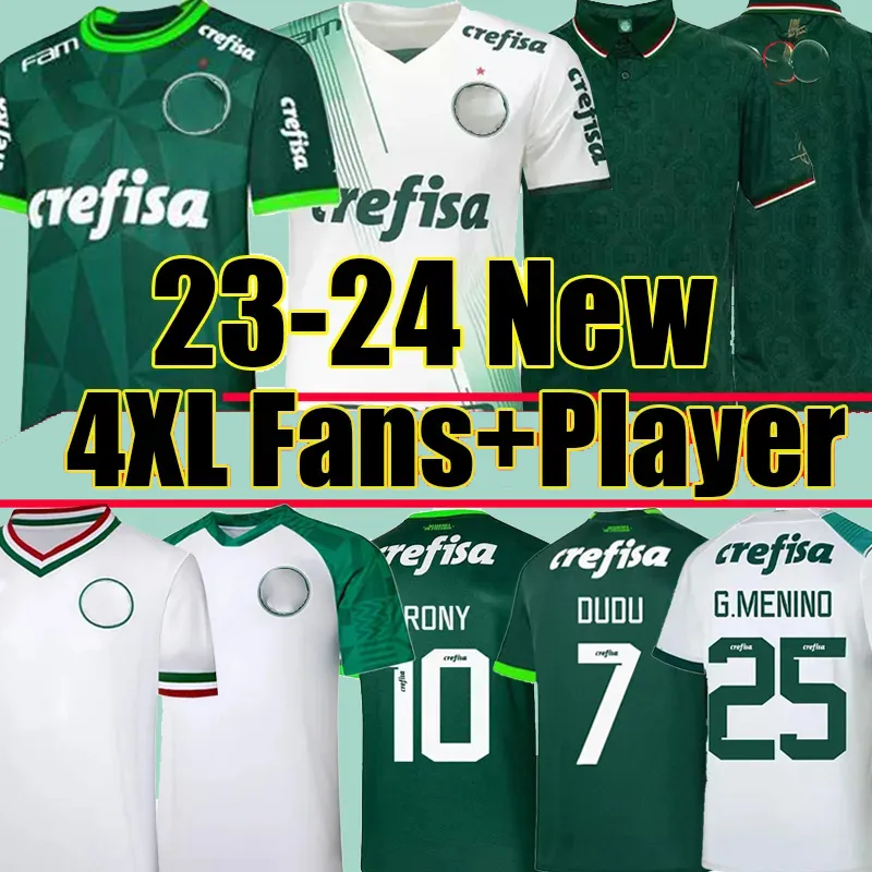 Football 23/24 Jerseys de football Palmeiras 2023 2024 Dudu Rony Wesley Luan M.Merentiel G.Gomez Danilo Murilo Piquerez Endrick Men Women Kids Kid Kit Home Football Shirt