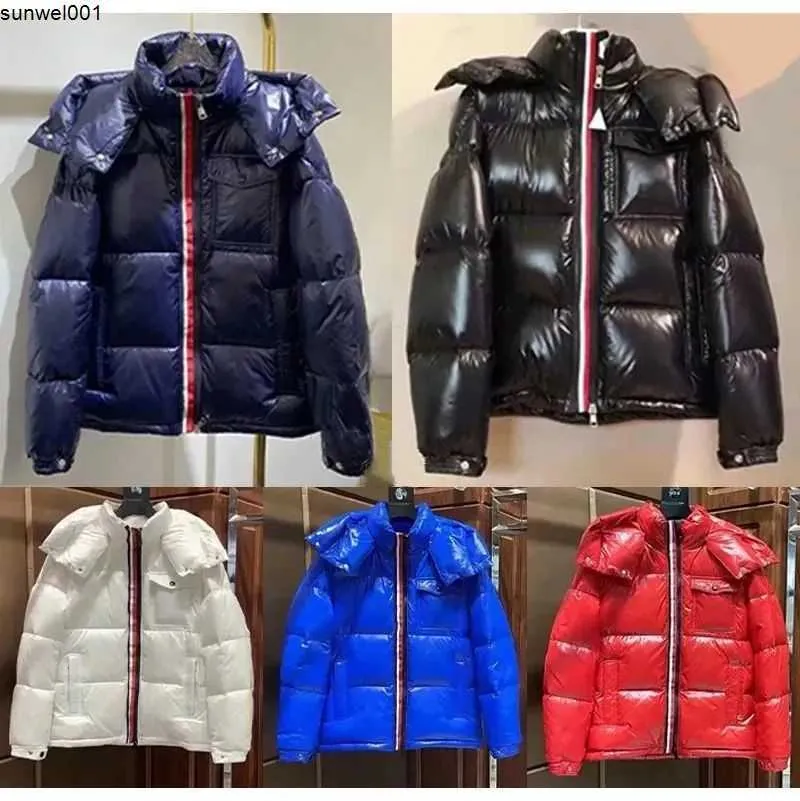 Men's Jackets Luxury France Mens Down Puffer Knitted Women Parkas Panel Coats Jackets Designers Clothing R206