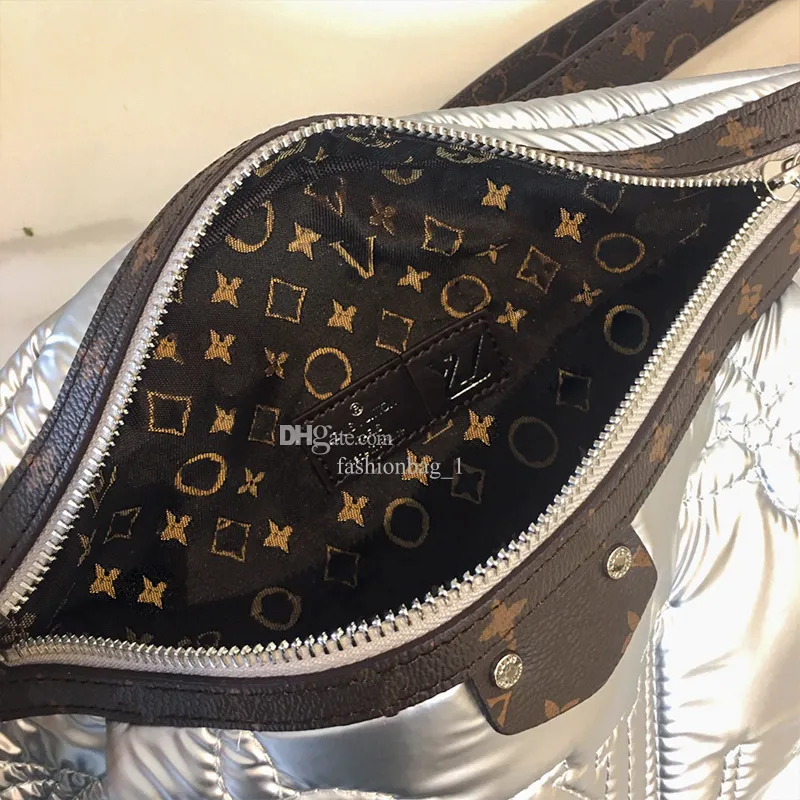 Black brodered toile Fanny Pack Sac a bandouliere portable unisexe pour sports Athleisure