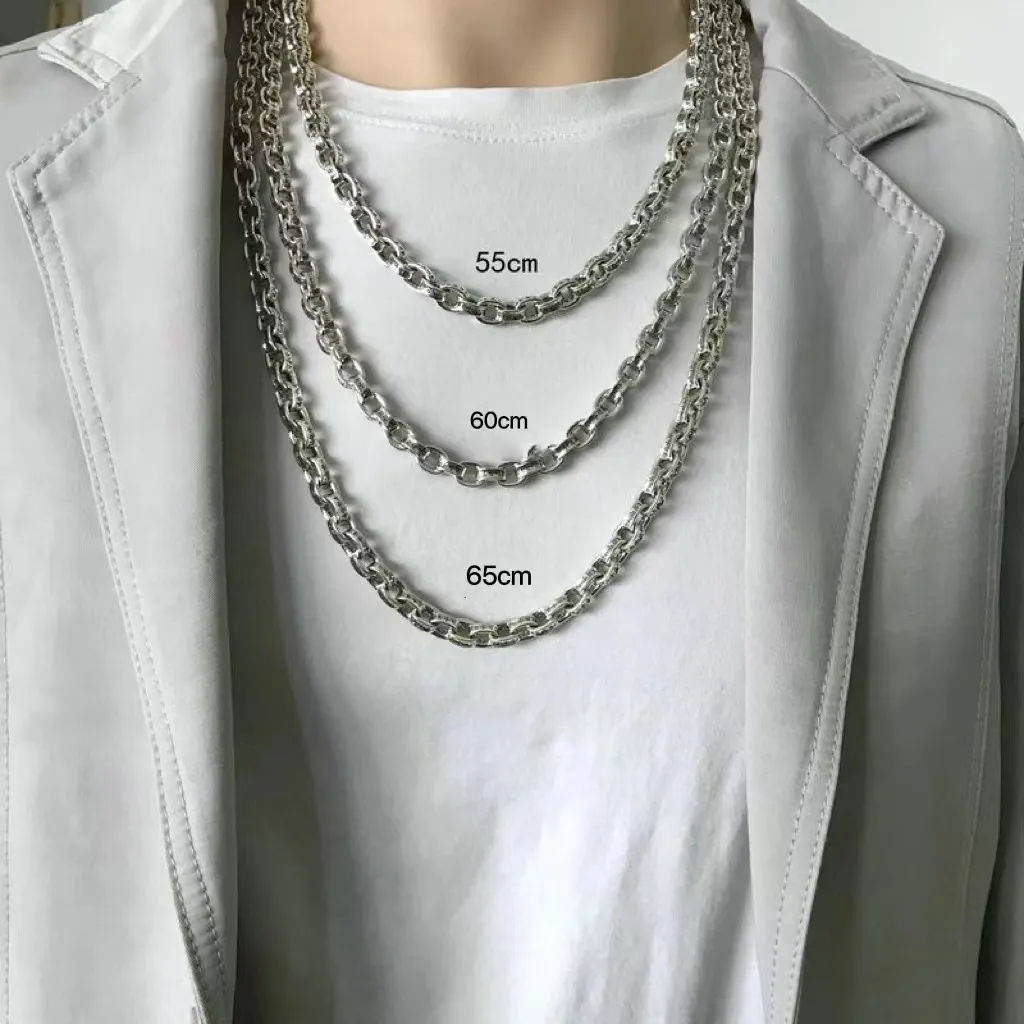 Chromely Heartsly Letter Necklace: Personality Hip-hop Fashion for Men and Women