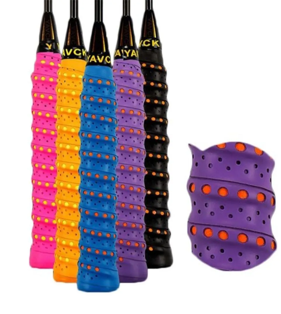 10 pièces bandeau antidérapant Badminton Grip Tennis surgrip Sport bande enroulements pour canne à pêche Squash raquette 2208123242010