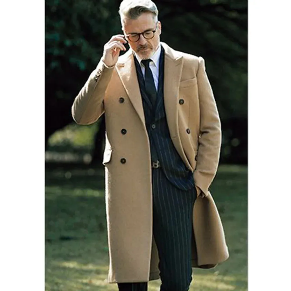 Mens Woolen Coat Casual Fashion Coats And Jackets For Winter Commuting And Work Long Trench Style Style 231120 From Kong01 230.85 DHgate.Com