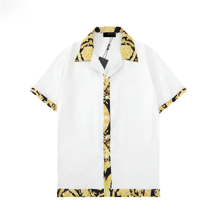 Men camisas de grife de designer de verão camisetas casuais de manga de moda de polos soltos estilo praia tshirts respiráveis ​​tees roupas#47