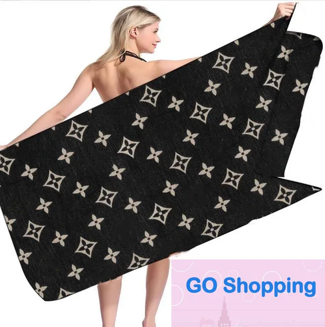 Letters Blossom Beach Towel 3D Printed Microfiber Bath Towels Vintage Sports Towels For Adults Kids 75 150cm From 12 12 DHgate