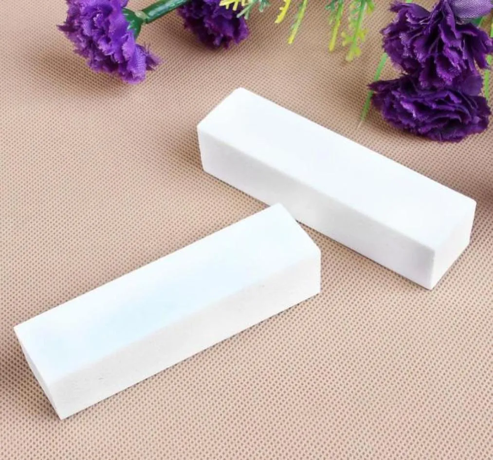 Whole10pcs White Nail Art Buffer Buffers Buffing Sanding Files Block Nail Tools 25121091836711