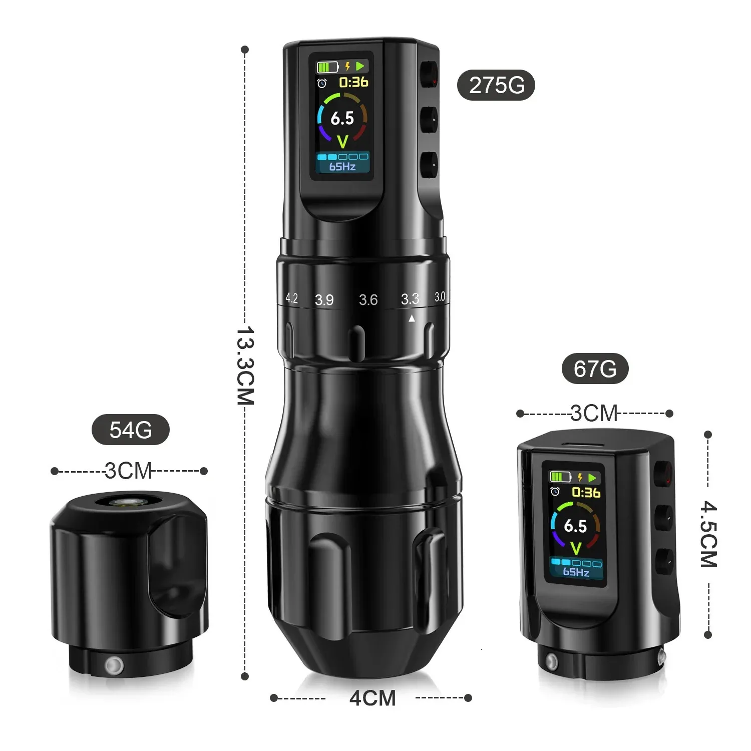 Wireless Tattoo Machine Professional: Adjustable Stroke