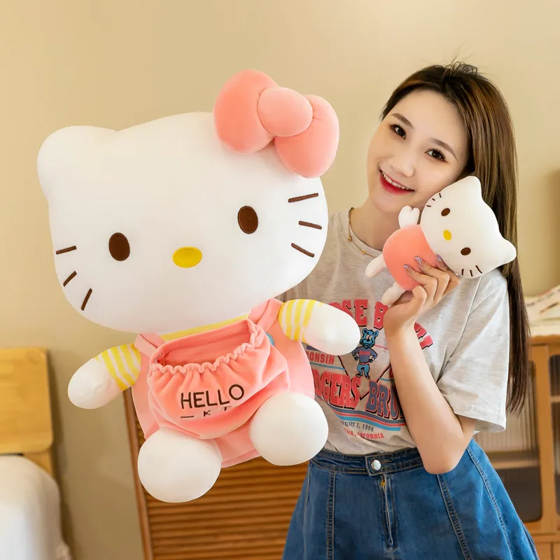 Wholesale new product pocket cat plush toys children's games Playmates Sofa Throw pillows Holiday gifts Company activities Prize window decorations