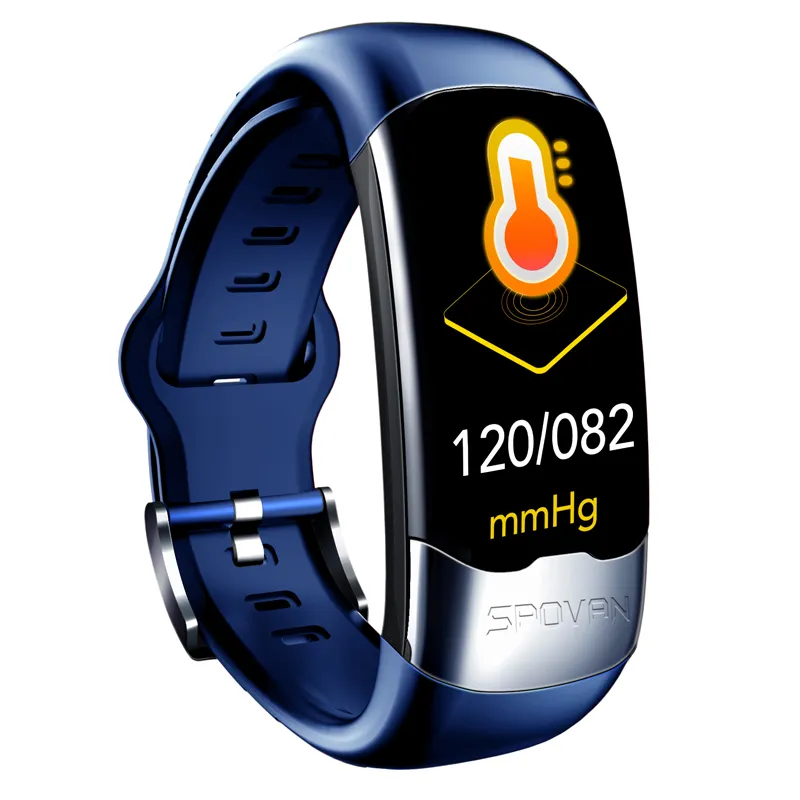 Bracelet de sport intelligent H02, étanche IP67, avec ECG + PPG + HRV, fréquence cardiaque, pression artérielle, pour Ios et Android, nouvelle mode