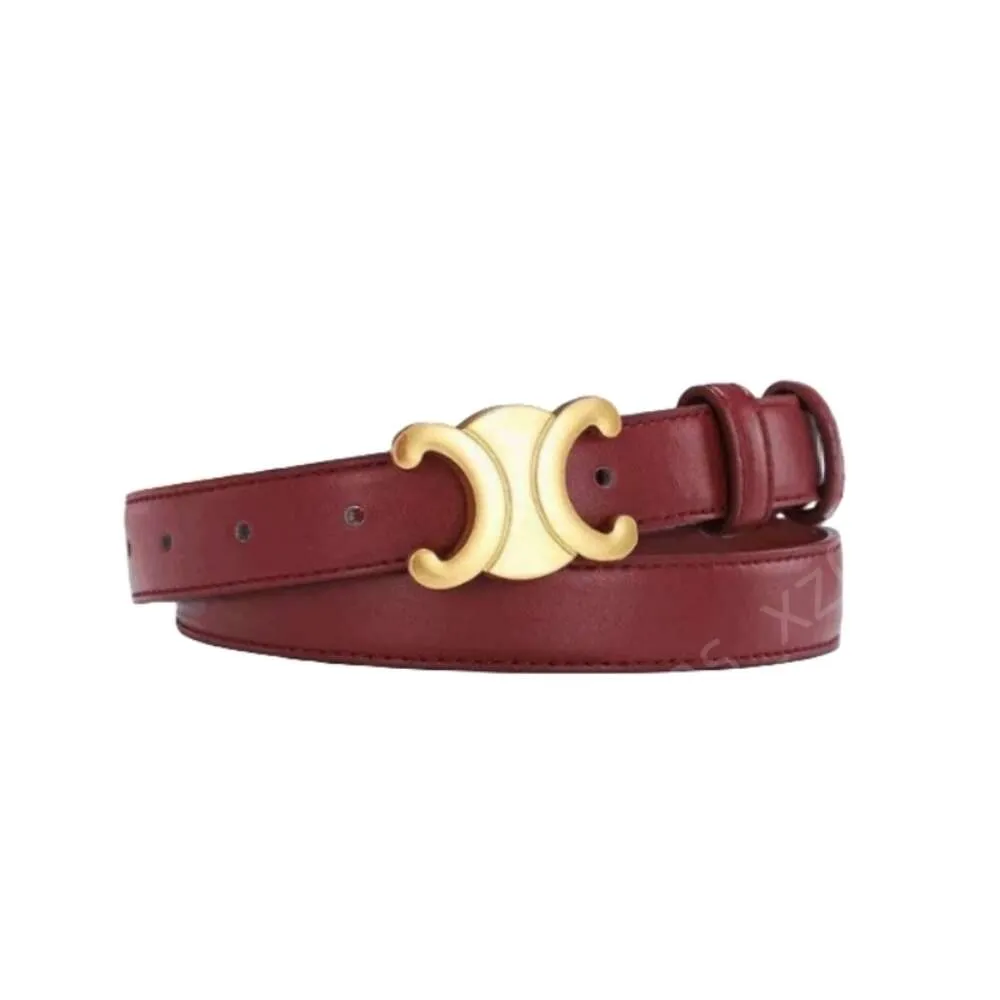 Celiene Belt Designer Top Quality Belt Fashion Smooth Buckle