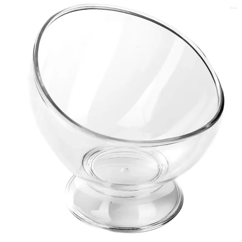 Bowls Dublin Tasters Diagonal Salad Bowl Clear Plastic Dessert Cups Ice