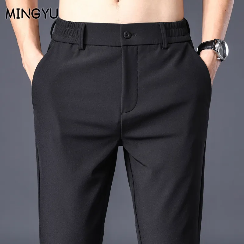 Pantalon masculin Mingyu Brand Pantalon d'été Stret