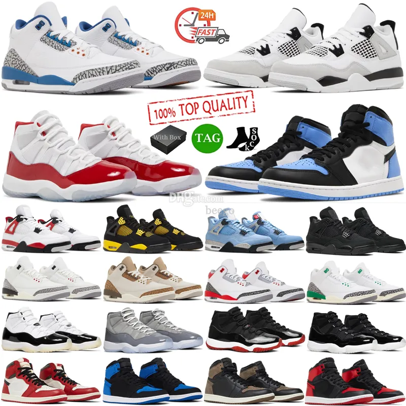 Chaussures de basket-ball Cardinal Rouge Iris Foncé Muslin Racer Bleu Pin Vert Cool Gris Fragment UNC Laser Orange Georgetown Hommes Femmes Baskets