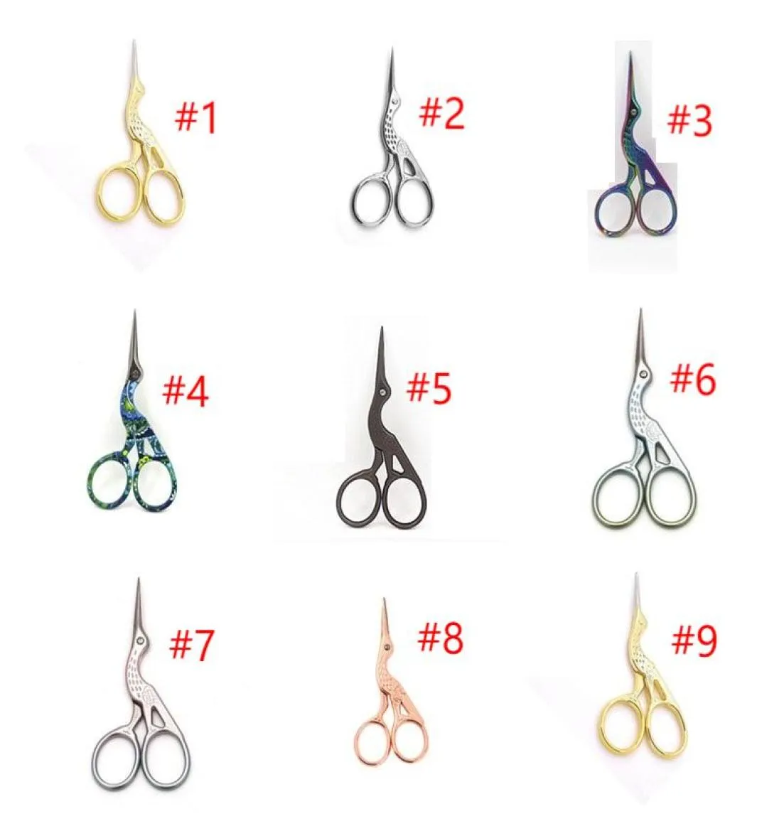 Stainless Steel Vintage Crane Scissors In Urdu 94CM For Tailoring