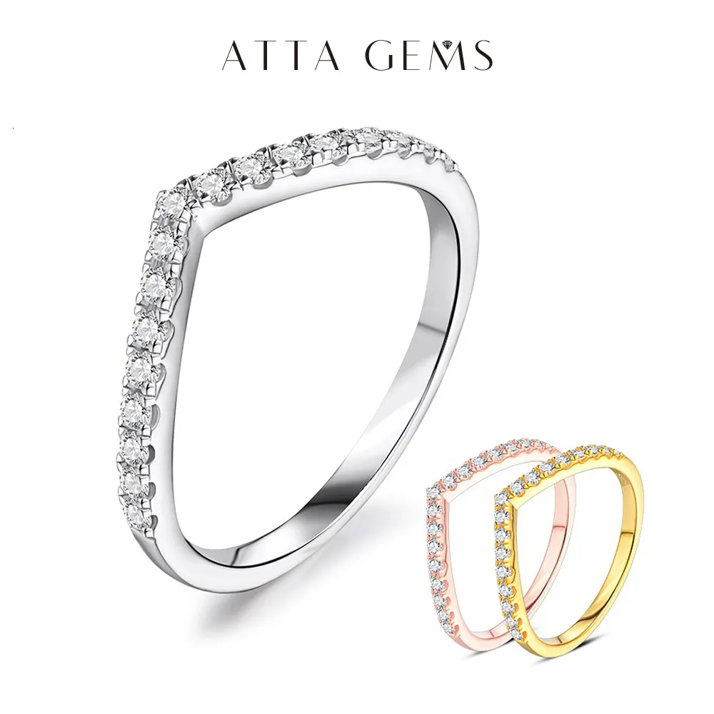 Кольцо для пасьянса Attagems Diamond Rings Jewelry Women Genceeding Ring 925 Стерлинговые серебряные ювелирные украшения Кольцо 230419