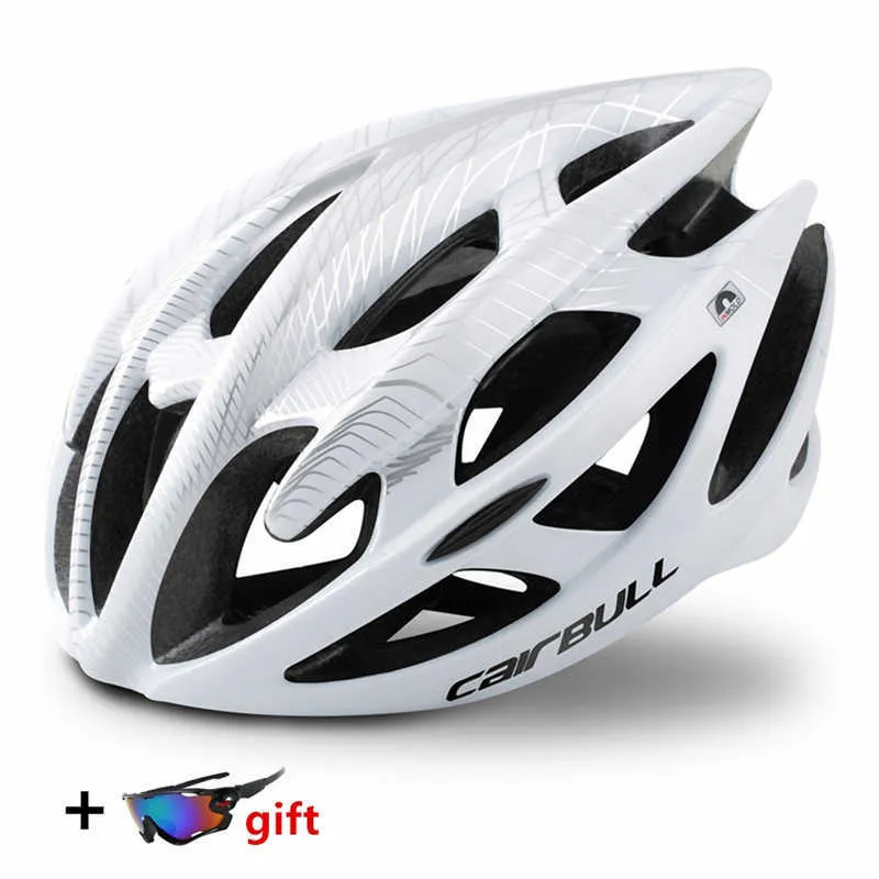 Cycling helmen Hot Bicycle Cycling Helmet Superlight 21 Vents Ultra-Light ademende MTB Road Bicycle Safety Helmet Casco Ciclismo L/M P230419