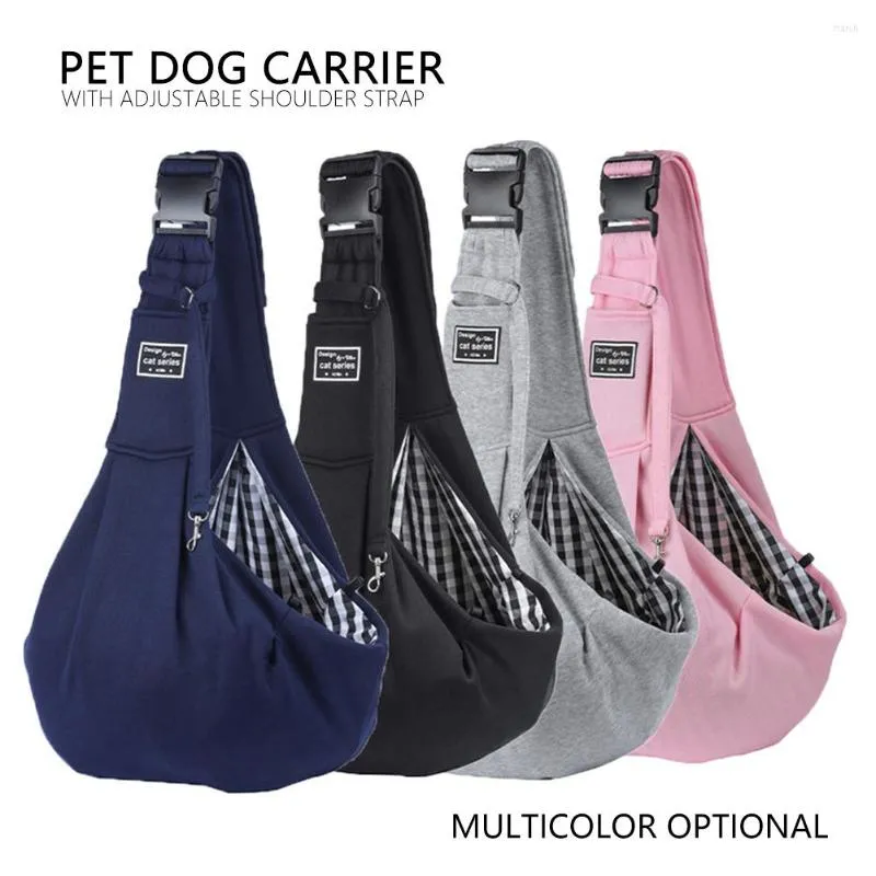 Housses de siège de voiture pour chien Sac pour animaux de compagnie Transporteur de chat Animaux de compagnie Sac à dos de transport sortant Chiens Voyage à une épaule Respirant Sacs pour chiots Transporteurs Fournitures