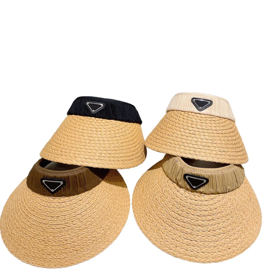 Tasarımcılar Şapkalar Kapaklar Yaz Vizörleri Boş Top Casquette Beyzbol Kapağı Moda Erkek Kadın Sunhat Street Buck şapka 6 Renk