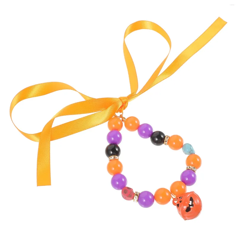 Halsbanden Halloween Kattenhalsband Verstelbare Kittenhals Puppy Decoratie Met Pompoenbel