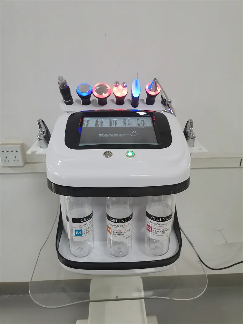 Hydrodermabrasion Microdermabrasion Machine Facial Hydra Dermabrasion Hydro 8 in 1 Water  Oxygen Peel Skin Care Beauty Equipment