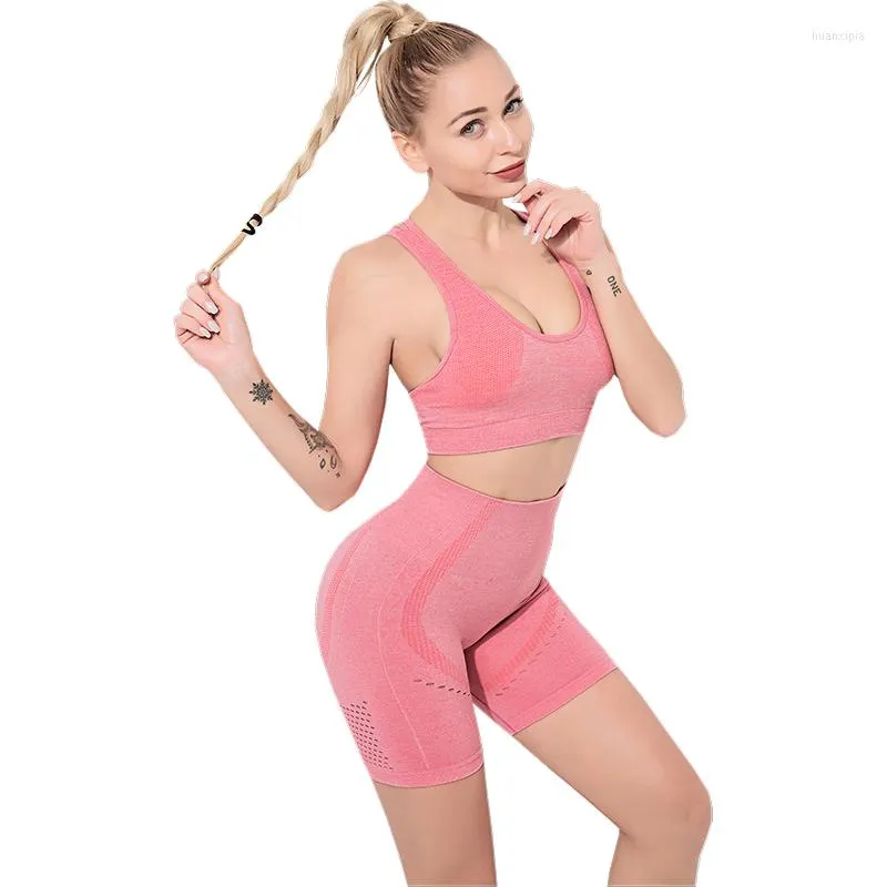 Survêtements pour femmes 2 pièces Design Sweety Seamless Sets Summer Women Yoga Work Out Tight-fit Sports