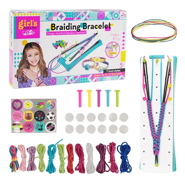 Friendship Bracelet Making Kit, Girls DIY Craft Kits Toys Cool