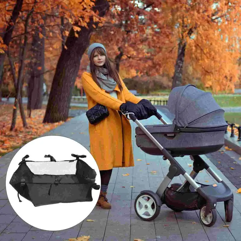 Stroller Parts Bottom Storage Bag Infant Pushchair Shopping Case Hanging Organizer