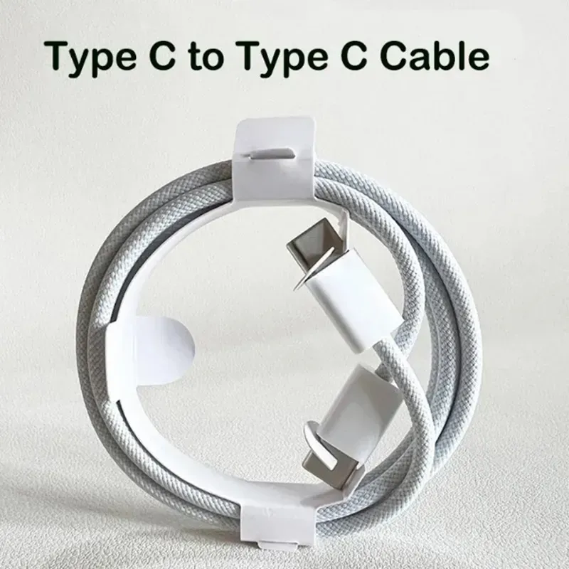 1M 2M USB Type-C إلى Type-C Cables Charging 60W Cable لـ 15 Pro Max مع صندوق البيع بالتجزئة