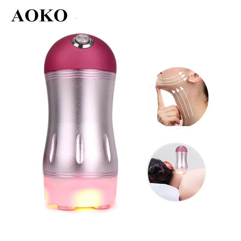 Gesichtspflegegeräte AOKO EMS Beauty Machine Face Lifting LED Pon Hautpflegegerät für Anti-Falten-Hautstraffung Linderung von Müdigkeit Massage 231120