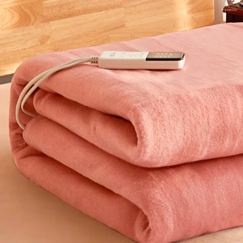 담요 대형 크기의 무거운 따뜻한 겨울 전기 담요 휴대용 겨울철 재사용 가능한 열 만타 용어 패드 sy50eb
