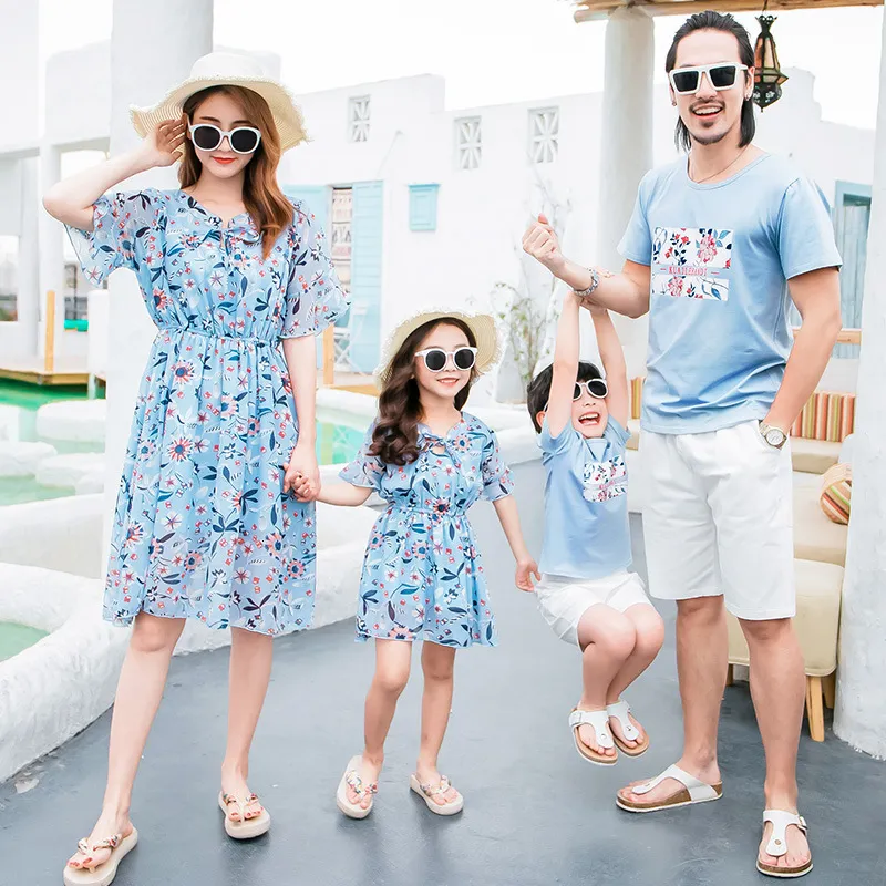 Summer Family Matching Outfits Mommy and Daughter Clothes Family Look Dress  Mother Daughter Dress - China Baby Dress and Kids Clothing price