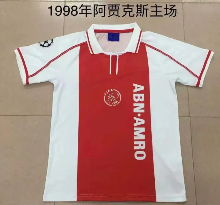 1994 Ajaxs Retro 19951996 1998 2000 2001 Viniage rijkaard Kluivert TシャツIbrahimovic Classic Shirt Bergkamp Tadic Casuare Polo Shiptheeve 838