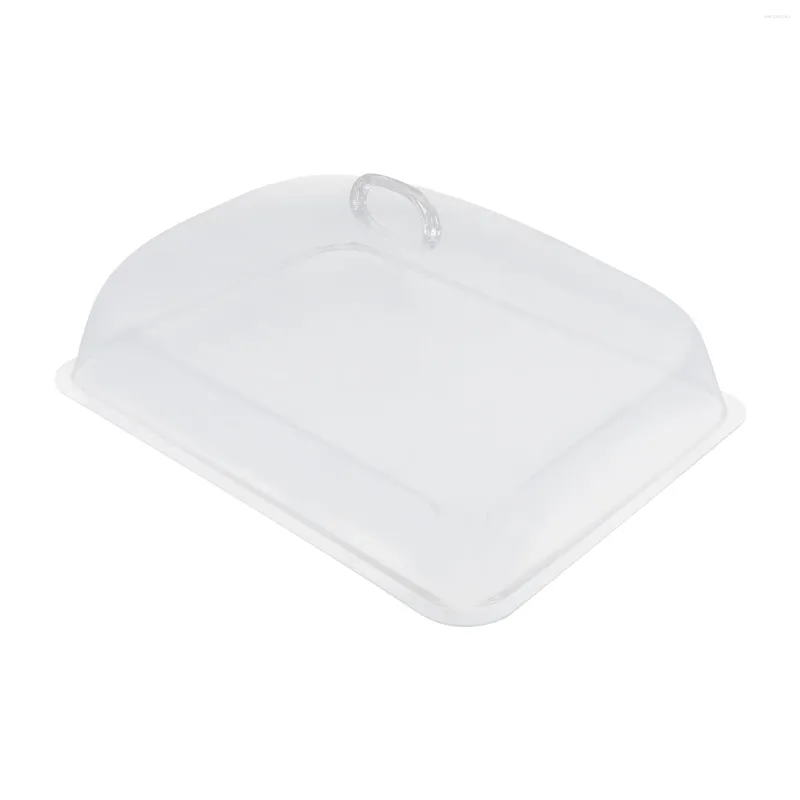 Dinnerware Sets Transparent Lid Dust-proof Cover Durable Snack Tray Bread Protective Cake Practical Dome Butter Dish