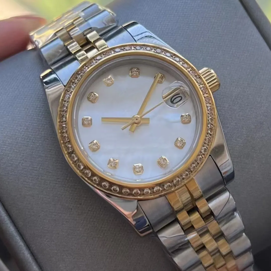Designer Watch Designer Watch Luxury Fashion de haute qualité 36 mm 31 mm 28 mm mécanique SS 2813 Mouvement automatique Femmes AAA Diamond Watch Montre