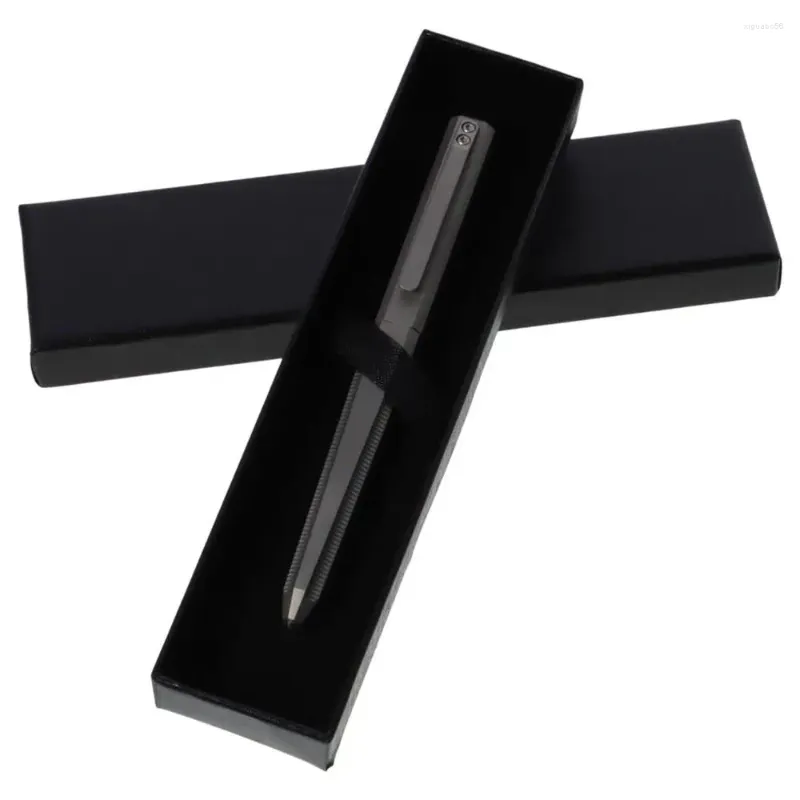 Balpen Lijncorrectiebenodigdheden Zwarte navulling Multifunctionele titaniumpen Luxe professionele pennen Thuis