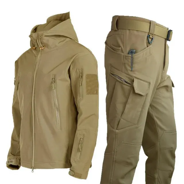 Outdoor Jackets Hoodies Winter Tactical Jacket Suit Men Army SoftShell  Tactical Waterproof Jackets Fishing Hiking Camping Climbing Fleece Jacket  Pants 231120 From Lian09, $25.74