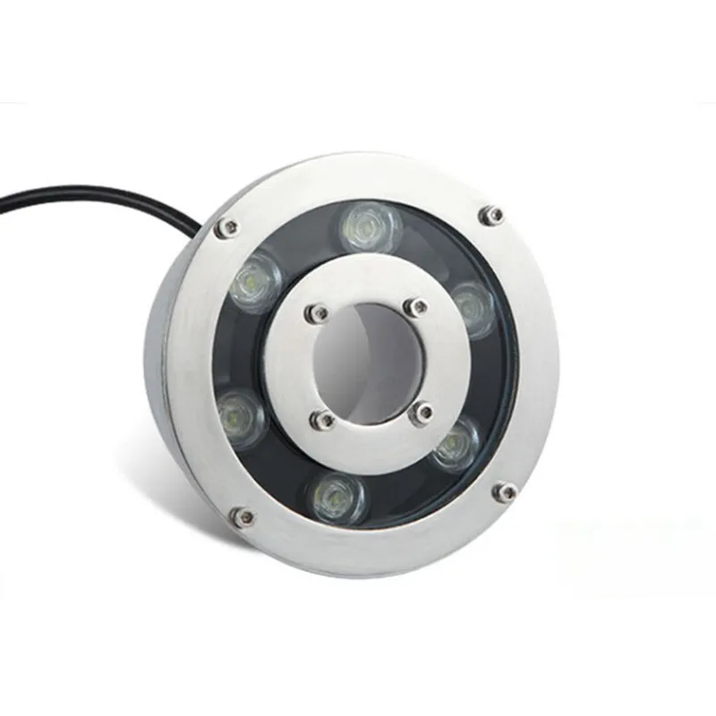 RGB LED Pool Light - 6W 12V AC/DC Submersible Underwater Light ...