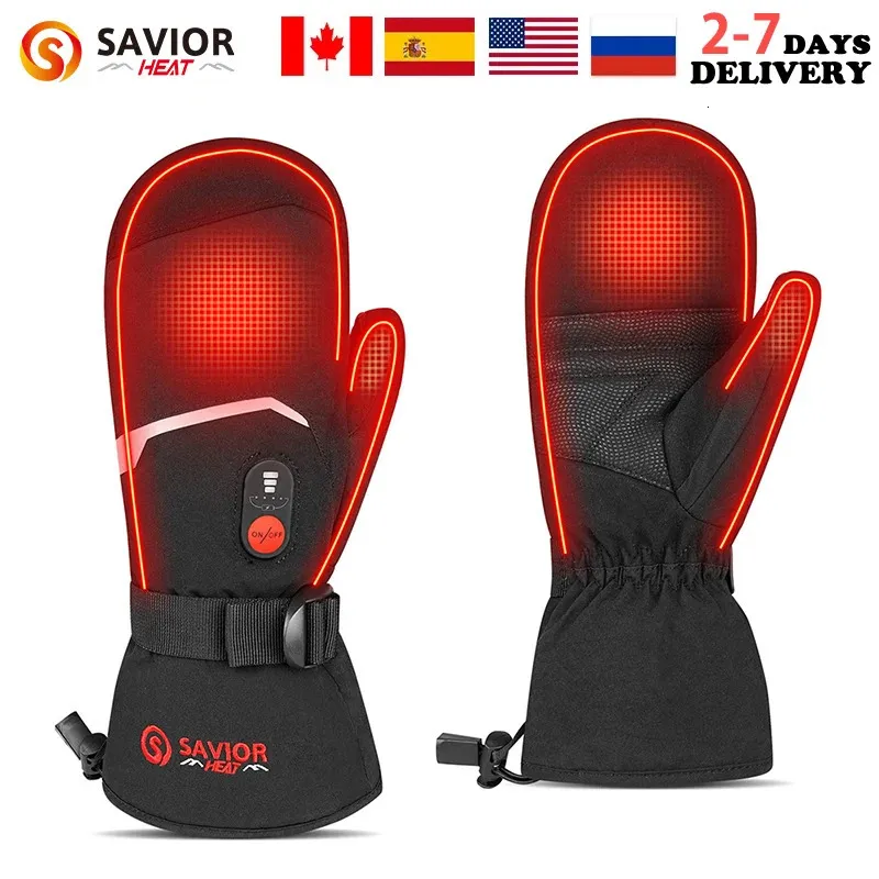 Saviour - Guantes calefactables para caza con batería eléctrica para  hombres y mujeres