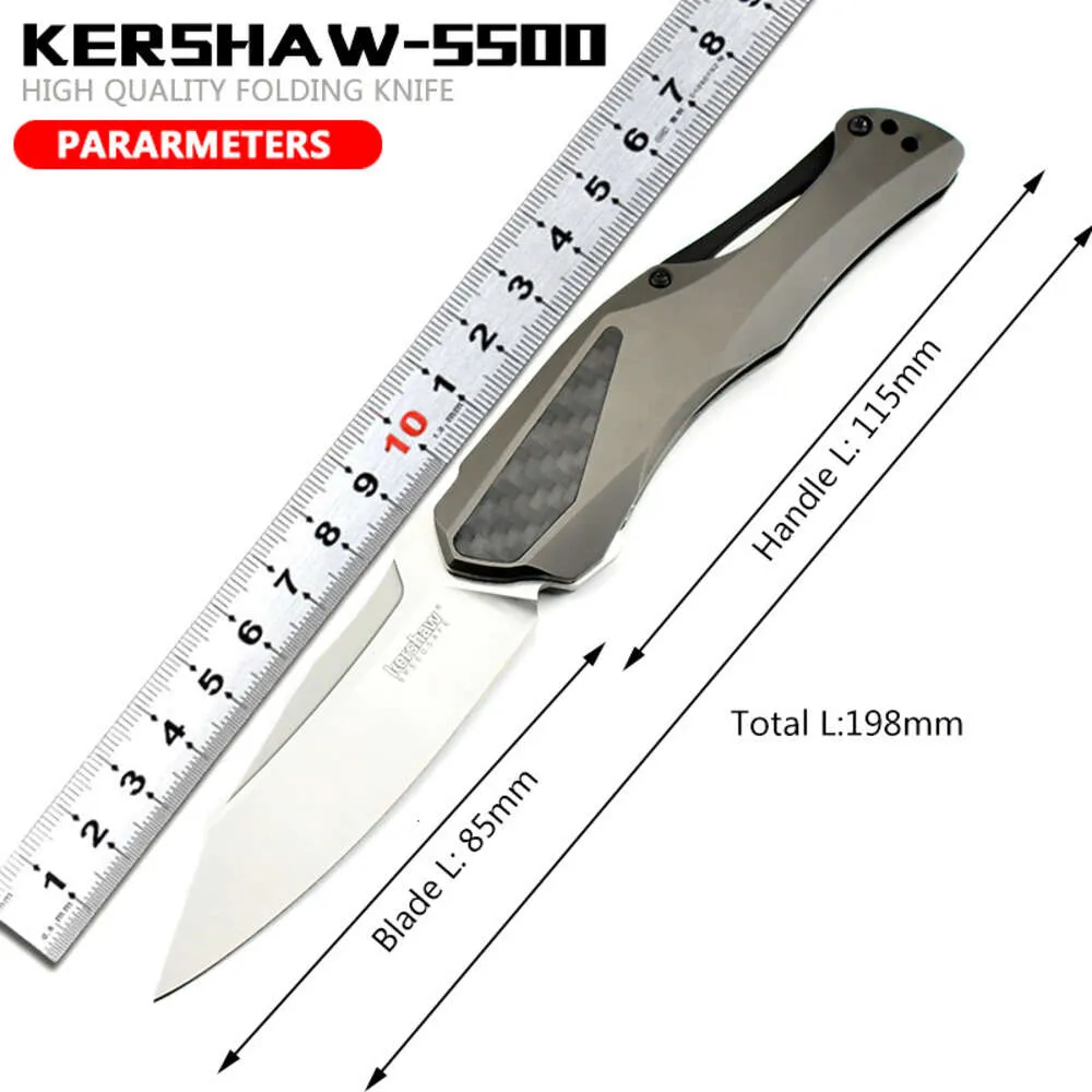 KS 5500 Outdoor High Hardness Field Self-defense Folding Quick Open Pocket Camping Portable Knife 366